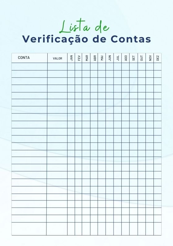 Verificação de Contas