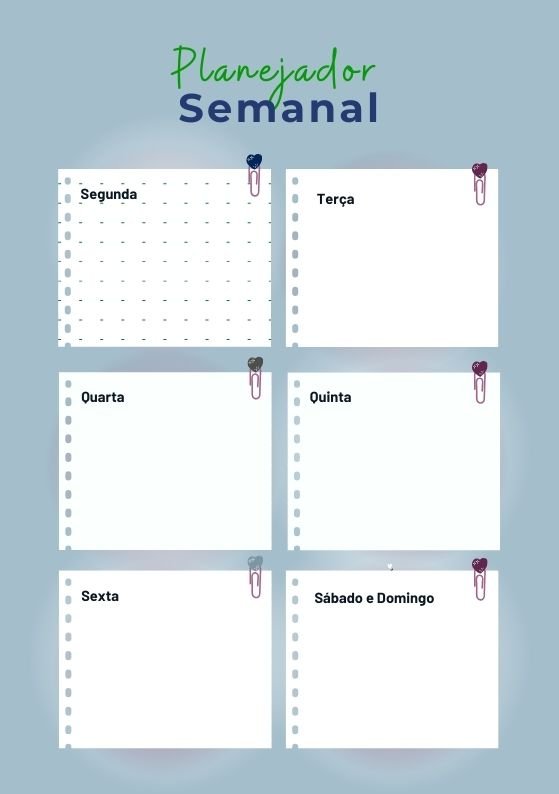 Planejamento Financeiro Semanal